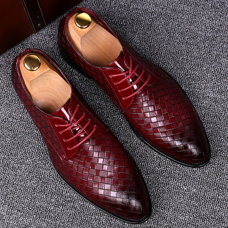 Stylowe męskie sznurowane buty z siateczki zapewniające elegancki wygląd