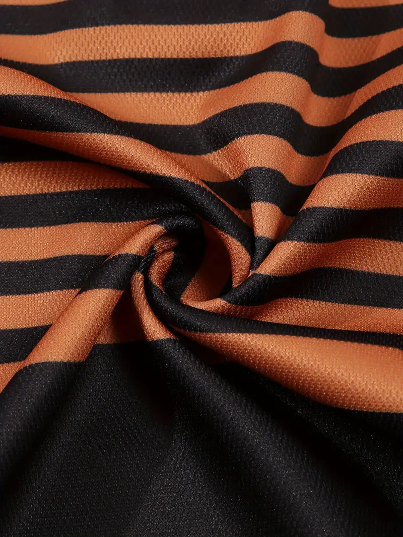 Koszulka polo dla mężczyzn - Slim Fit mit Streifenmuster - Kurzarm, casual i stilvoll