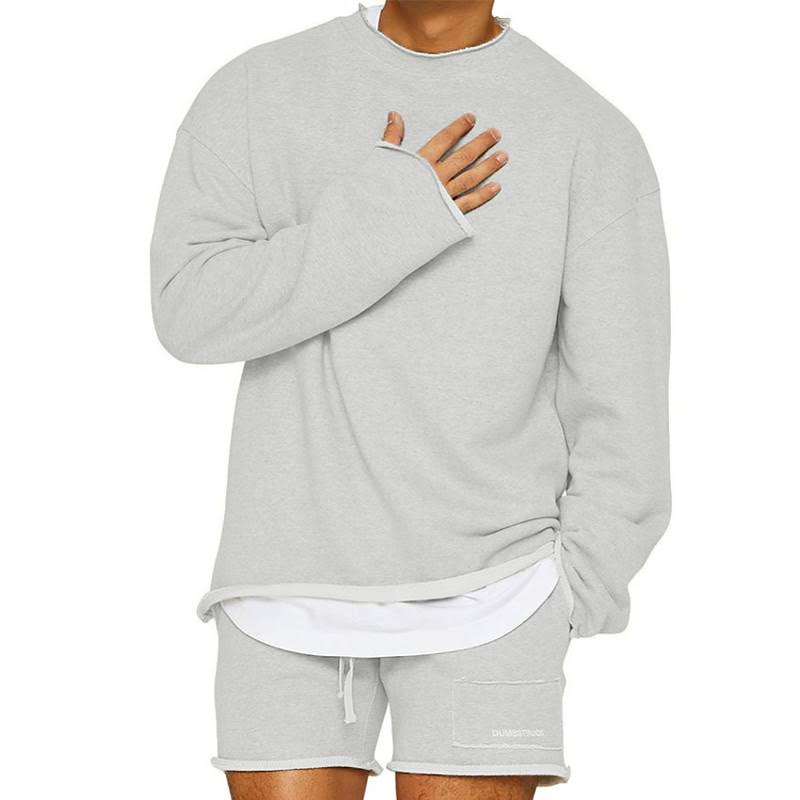 Sudadera para Hombre - Corte relajado y cómodo - Algodón suave - Cuello redondo para un estilo casual y moderno