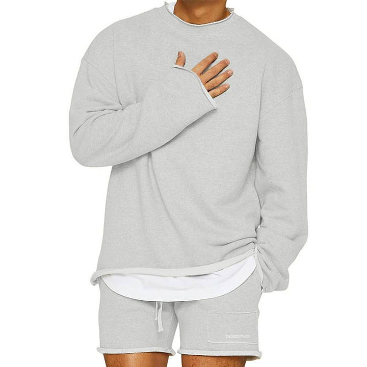 Sudadera para Hombre - Corte relajado y cómodo - Algodón suave - Cuello redondo para un estilo casual y moderno