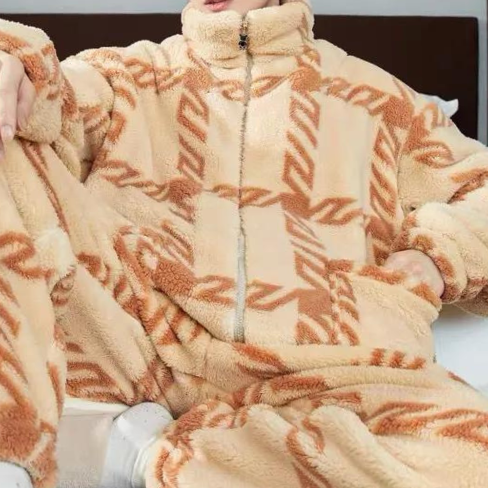 Elegancka i wygodna piżama męska TERRY - idealny wybór na przytulne noce!