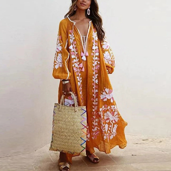 Vestidos Oversize con Estampado Vintage