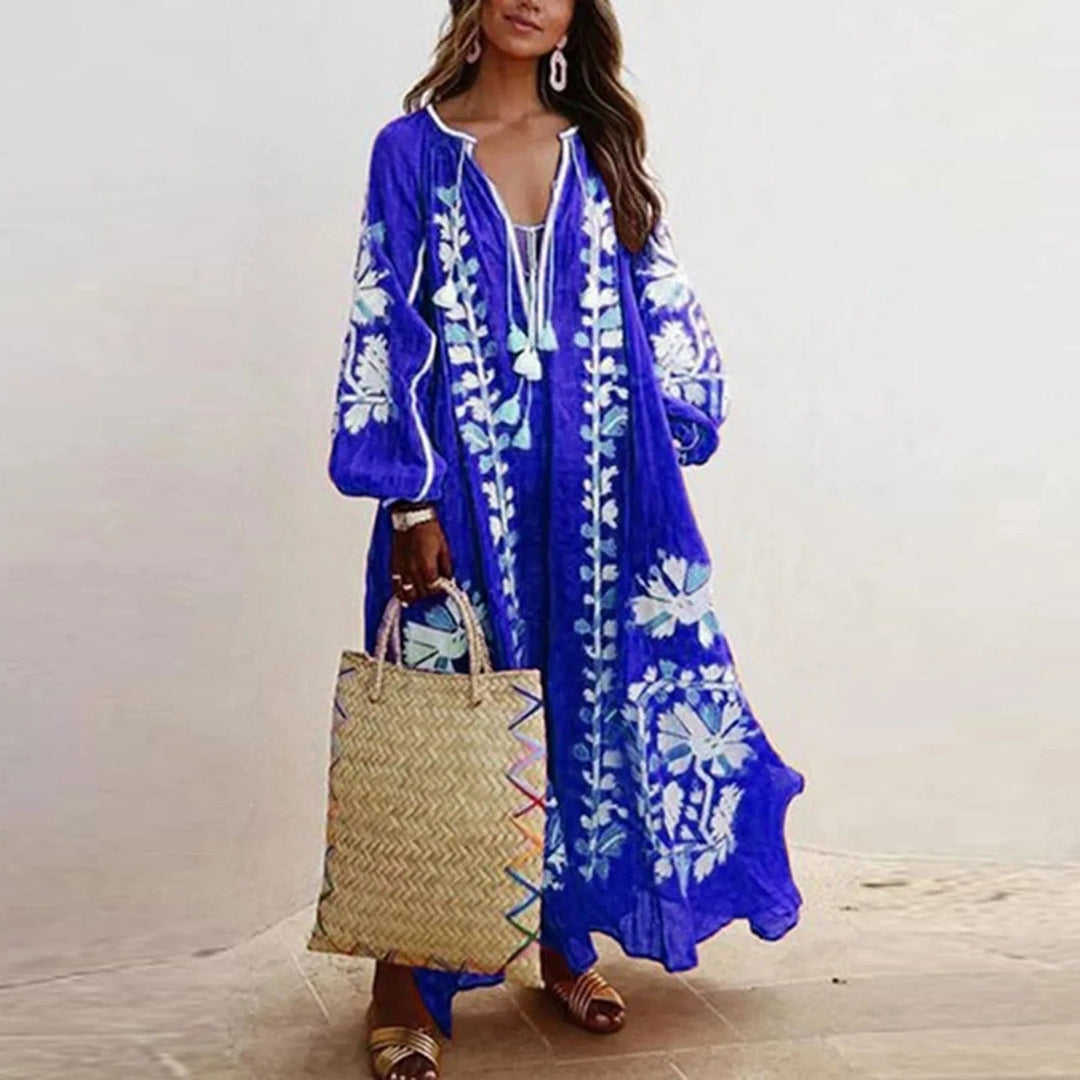 Vestidos Oversize con Estampado Vintage