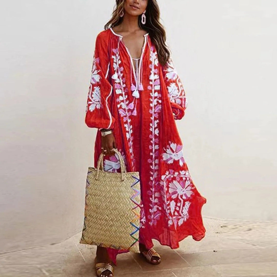 Vestidos Oversize con Estampado Vintage